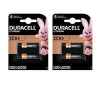 DURACELL Lot de 2 Blisters de 1 Pile Photo Lithium Ultra DL 245 A 2CR5 6V