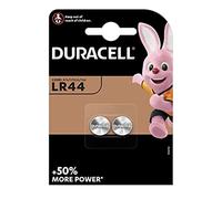 Duracell Lot de 2 piles bouton alcaline LR 44/AG 13/V 13 GA 2BL Blister, Duracell - AG13, LR44, LR1154, V13GA, 4276