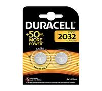 Duracell 2xcr2032 Button Battery Argenté