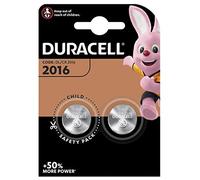 DURACELL Lot de 2 piles bouton lithium"Electronics" CR2016
