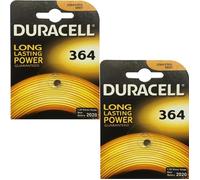DURACELL Lot de 2 piles oxyde argent pour montres""Watch"" 364 (SR60) 1,5 Volt