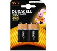 Duracell Piles Plus Power MN1604 9 V – Alcaline – Lot de 2