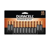 Duracell - Lot de 20 piles alcalines AA CopperTop - Longue durée - Double A - Pour la maison et les affaires