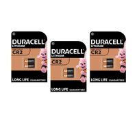 DURACELL Lot de 3 Blisters de 2 Piles photo Lithium Ultra CR2