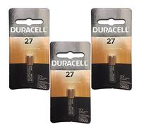 DURACELL Lot de 3 télécommandes MN27 alcalines 12 V pour ouvre-garage sans clé