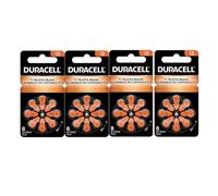 Duracell Lot de 32 Piles pour appareils auditifs Taille 13