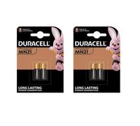 Duracell Lot de 4 Piles MN21 A23 / 23A / V23GA / LRV08 / 8LR932