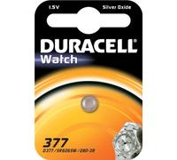DURACELL Lot de 4 Piles oxyde argent"Watch" 377/SR66 1,5 Volt
