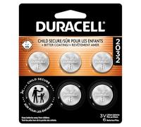 Duracell Lot de 6 Piles au Lithium 2032 - Sécurité Enfant - Compatible avec Porte-clés, Bougies Chauffe-Plat et Autres appareils - Pile CR2032