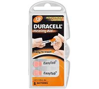 Duracell Lot de 6 piles auditives Taille 13