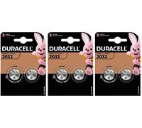Duracell Lot de 6 Piles CR2032-3 Blister de 2 Piles - Lithium 3V