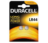 duracell lot de piles bouton alcalines (lR44)-sous blister de 2