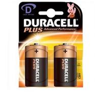 Duracell - lr20 x2 plus - Lot de 2 piles alcalines type lr20 d 1,5 volts