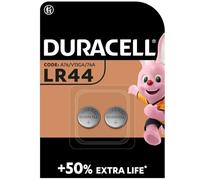 Duracell - LR44 - Pile bouton alcaline spéciale 1,5 V, pack de 2 (76A / A76 / V13GA), conçue pour une utilisation dans les jouets, calculatrices et dispositifs de mesure