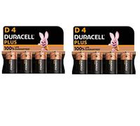 Duracell MN1300 Plus Power Lot de 8 Piles alcalines D