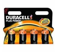Duracell MN1400B4 Lot de 4 Piles alcalines C 1,5 V pour Batterie alcaline C 1,5 V