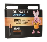 Duracell MN2400 AAA Micro Batterie Optimum 8 Pièces Blister