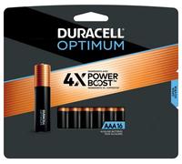 DURACELL Optimum Lot de 16 Piles AAA avec ingrédients Power Boost Double A avec Puissance Longue durée, Piles AA alcalines Tout Usage pour appareils ménagers et de Bureau
