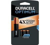 Duracell Optimum Lot de 4 piles alcalines AAA Triple A