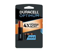 Duracell Optimum Lot de 8 Piles AAA avec ingrédients Power Boost - Triple A avec Puissance Longue durée - Piles alcalines AAA Multi-usages pour appareils ménagers et de Bureau