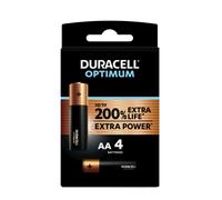Blister 4 piles Duracell Optimum - 200% de durée de vie supplémentaire OPTIMUMAA