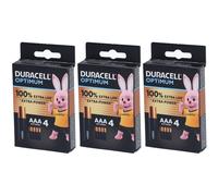 DURACELL® Optimum Piles AAA 3x4 pc(s)