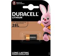 Duracell Photo 28L, nickel-oxyhydroxyde (NiOx), cylindrique, 6 V, 84 mm, 14 mm, 119 mm