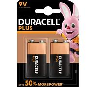 Duracell - Pile Alcaline - 9V x 2 - Plus (6LR61)