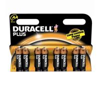 Duracell - Pile Alcaline - AA x 8 - Plus (LR6)