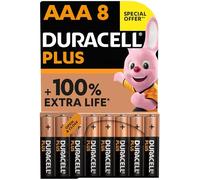 DURACELL Piles Duralock AAAx8 Plus Power (LR03)