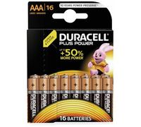 Duracell Pile Alcaline Plus Power AAA 16 Piles