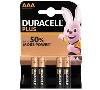 DURACELL Pile alcaline "simply" Micro AAA, 4 pièces sous blister