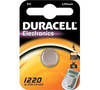 Duracell Pile bouton CR1220 non rechargeable 3 volts