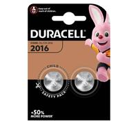 DURACELL - PILE BOUTON LITIO CR2016 3V 2 UNIT?