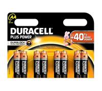 Duracell - Pile Alcaline - Duralock AAx8 Plus Power (LR6)