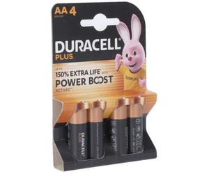 Duracell Pile MN1500 LR6 4 Pièces