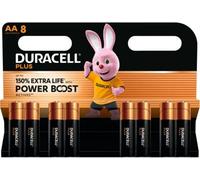 Duracell Piles Plus Power Boost LR6 (AA) alcalines 1,5 V - 8 pièces