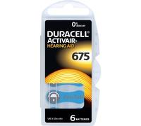 Duracell Pile pour appareil auditif ZA 675 1.45 V 6 pc(s) 630 mAh zinc-air
