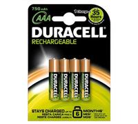 Duracell AAA (4pcs) Batterie rechargeable Hybrides nickel-métal (NiMH)