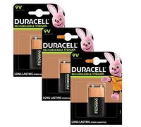 Duracell Pile Rechargeable 9 V x 3
