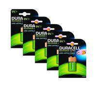 Duracell Pile Rechargeable 9 V x 5