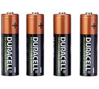 Duracell StayCharged Lot de 4 piles AA rechargeables 2500 mAh HR6DX1500