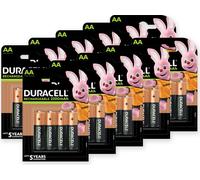 Duracell - Pile rechargeable Duracell AA Ultra RCR 2500mah | Souffler un 4 -pcs | 10 pièces