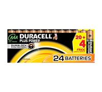 DURACELL piles alcaline "PLUS POWER", Micro, Lot de 24
