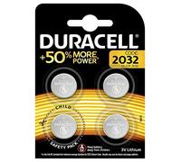 Duracell Piles Bouton au Lithium 2032 de 3 V, Lot de 4