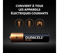 DURACELL Piles Plus 100% AAA x12