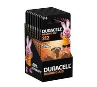 DURACELL Piles pour Appareils Auditifs Taille 312 (Lot de 60) 1.45V, PR41