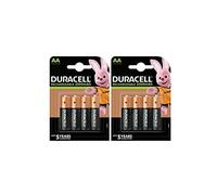 Duracell Piles rechargeables AA 2500 mAh – 8 piles (2 ampoules de 4)