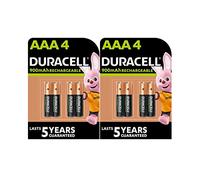 Duracell Piles Rechargeables AAA, 900mAh - 8 Piles