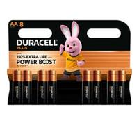 Duracell Piles Plus Power Boost LR6 (AA) alcalines 1,5 V - 8 pièces